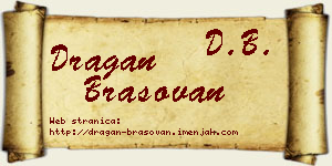 Dragan Brašovan vizit kartica